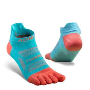 SIM00026 Colorful Coolmax Athletic Toe Socks 3 Pairs Set