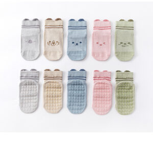 SIB00101 Kawaii Mesh Non-slip Baby socks