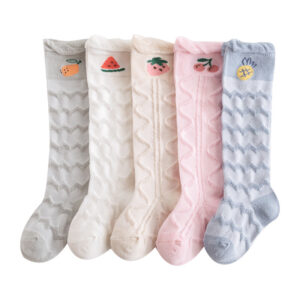 SIB00107 Kawaii Fruits Pattern Socks Jaquard Baby Stocking