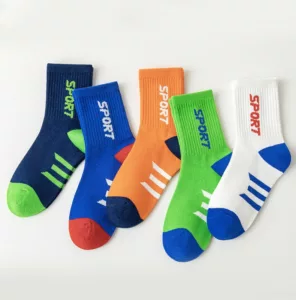 SIK00051 Kids' Spring Thin Breathable Cotton Ankle Socks (11)