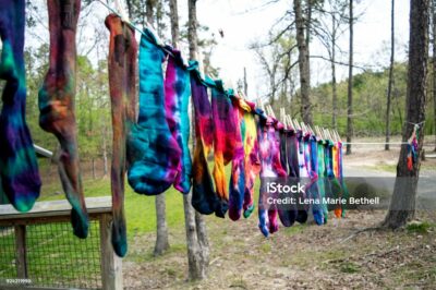 Chaussettes tie-dye bricolage